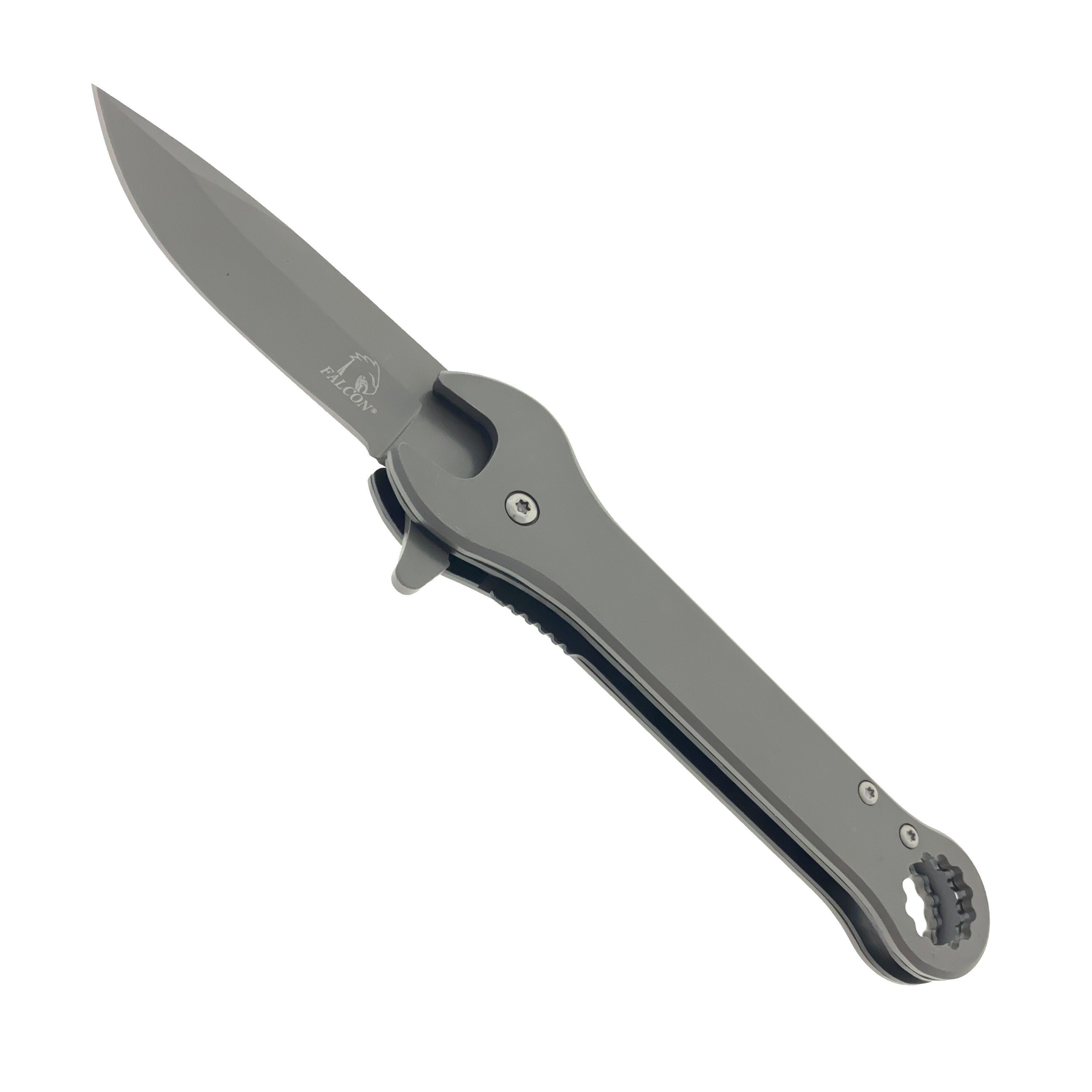 3" Gray Blade / Gray Tool Style Handle / Assisted Knife