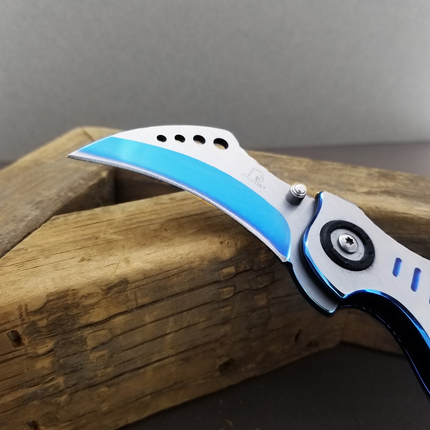 Falcon Blue 8" Karambit Knife