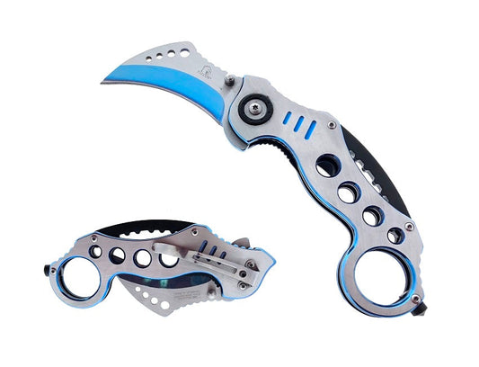 Falcon Blue 8" Karambit Knife