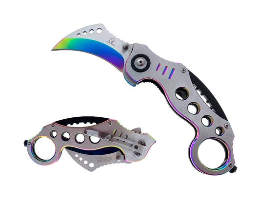 Falcon Rainbow 8" Karambit Knife