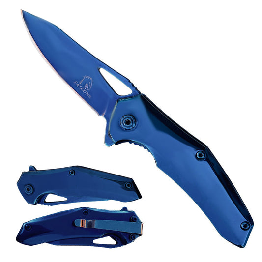 2.25 " Blue Blade and 3.75" Blue Handle