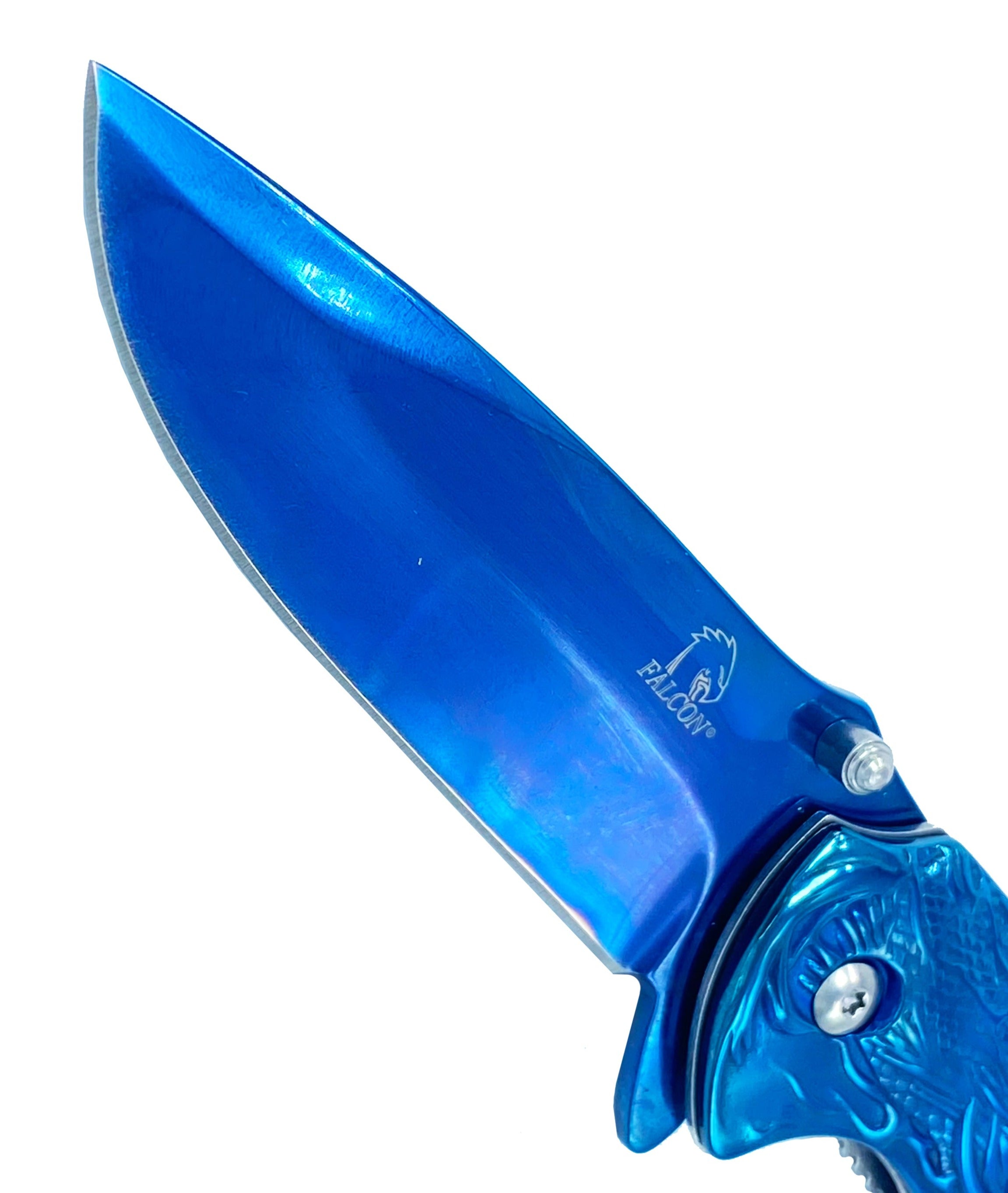3" Blue Blade / Blue Dragon Handle / Assisted Knife