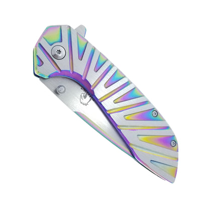 3" Rainbow Blade / Rainbow Handle / Assisted Knife