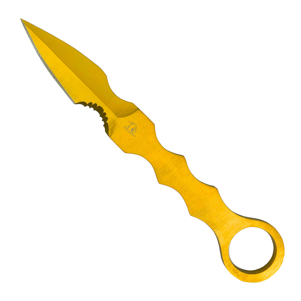 7 1/2" Gold Tactical Knife