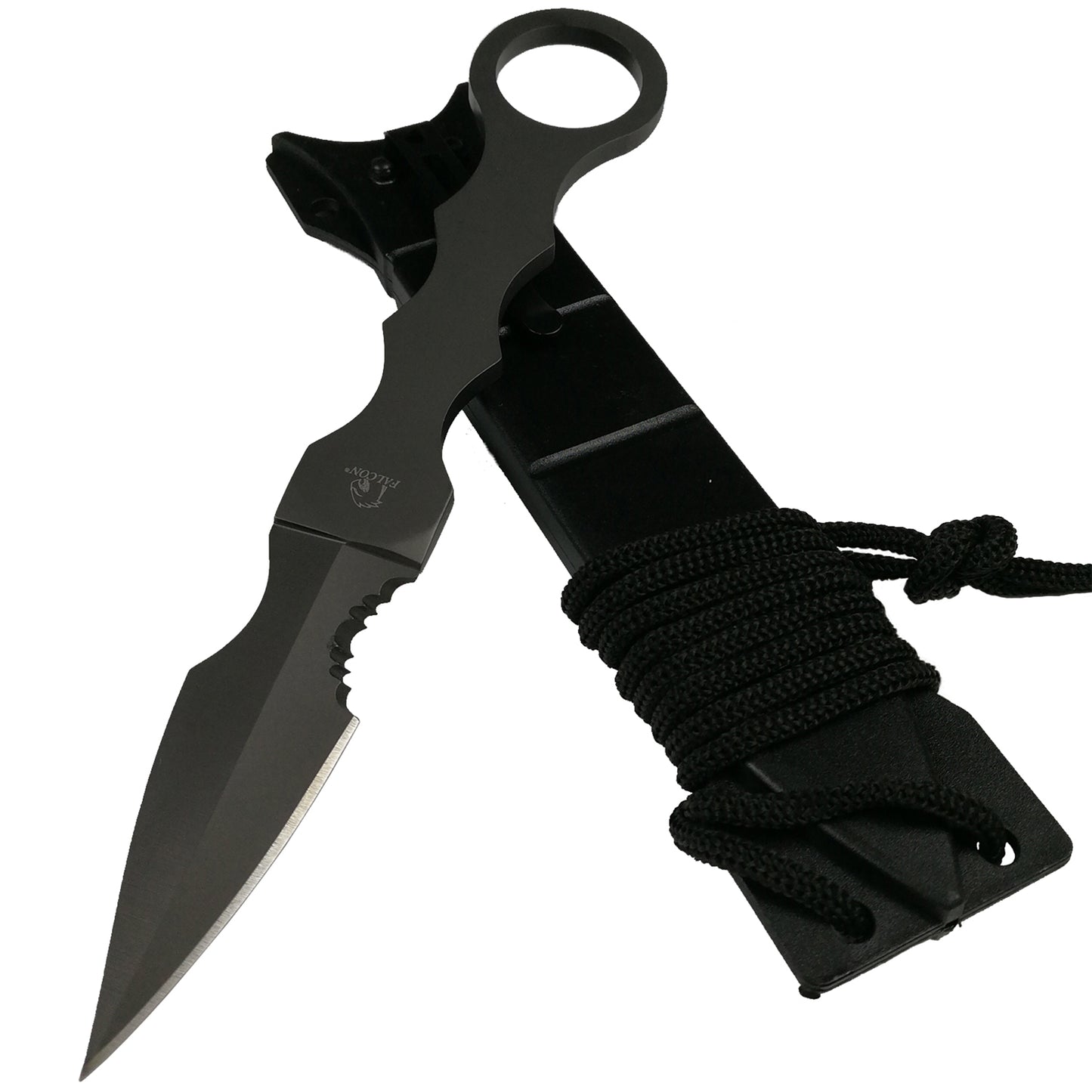 Falcon 7.5" Gray Tactical Knife