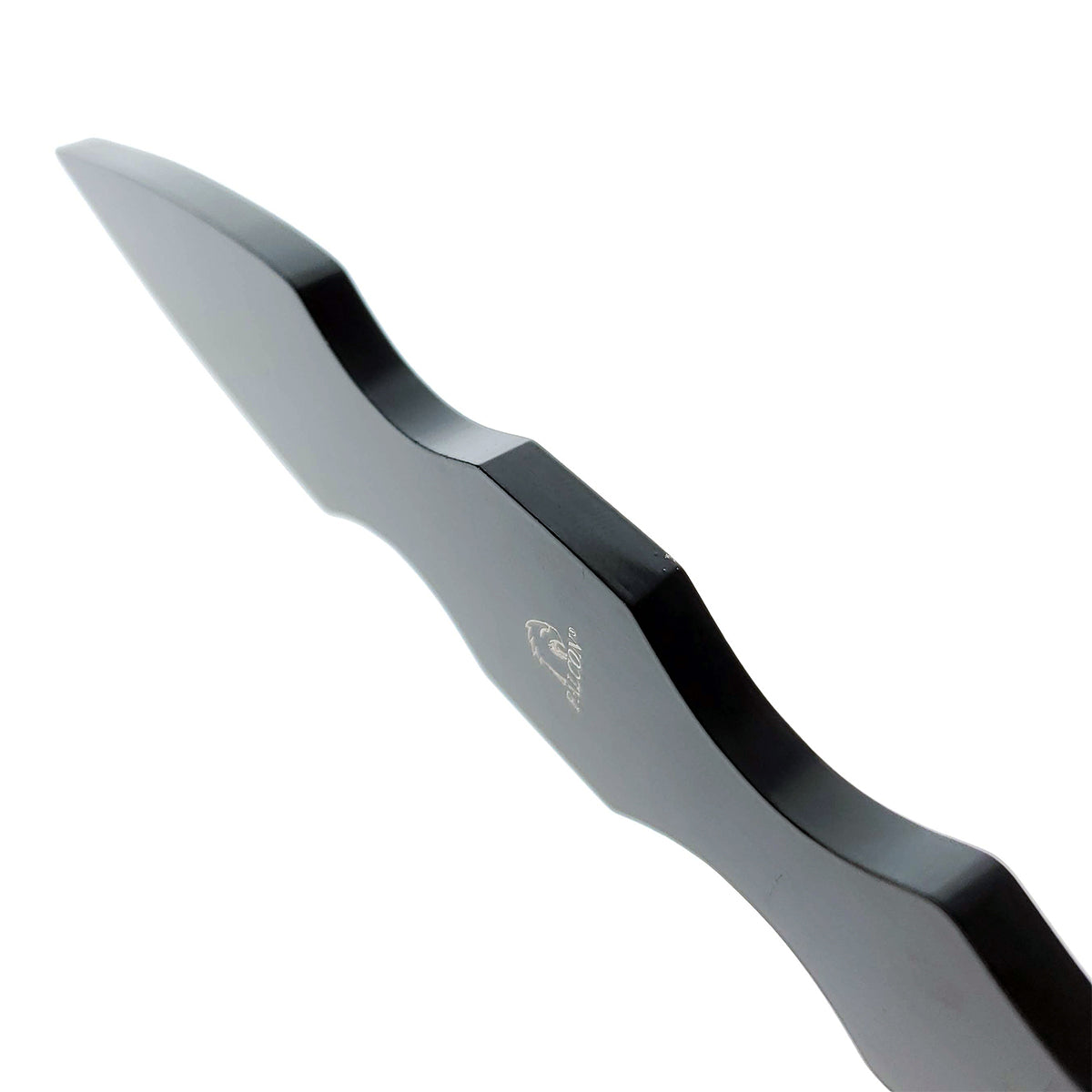 7 1/2" Overall. Black Coating Trainer. Black ABS Sheath