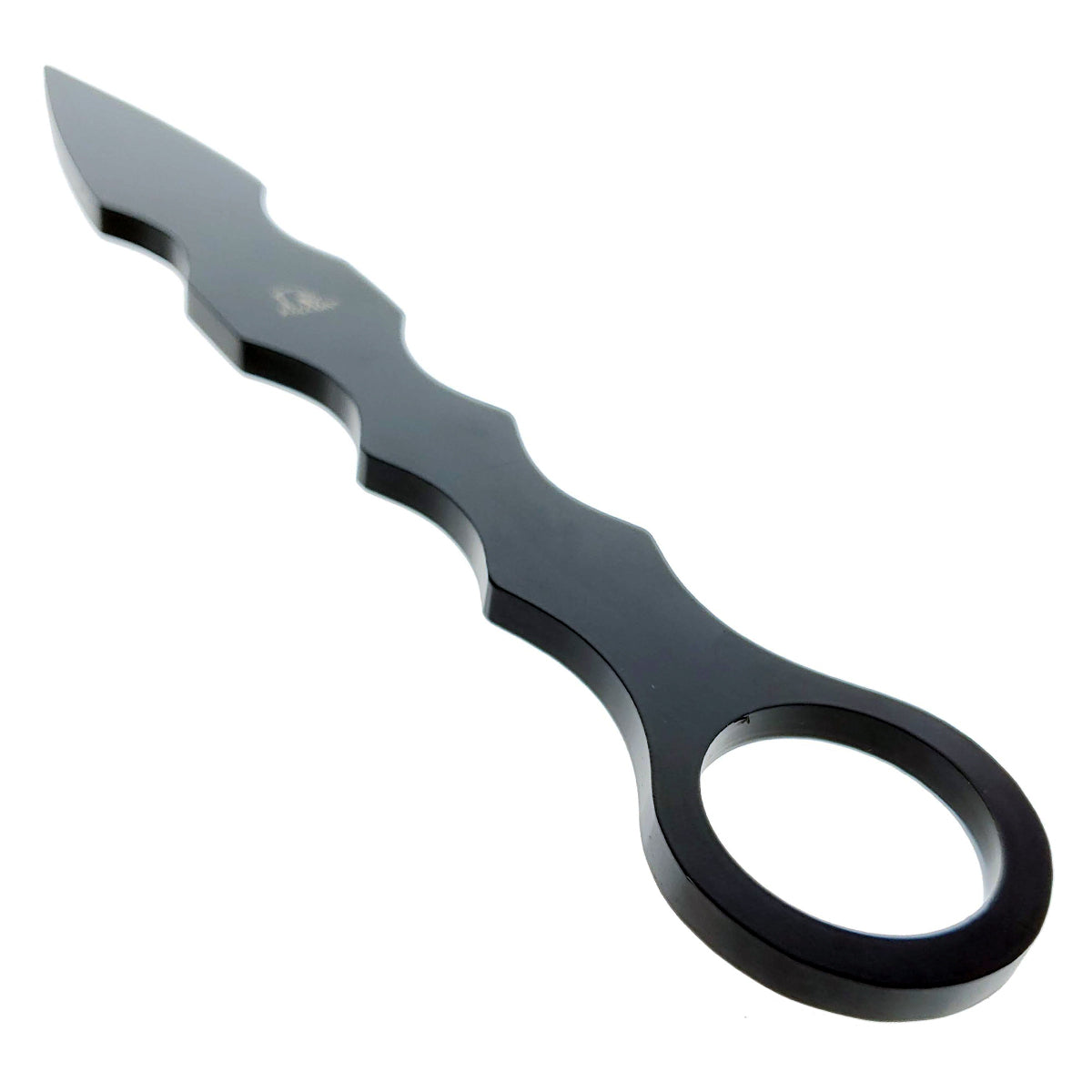 7 1/2" Overall. Black Coating Trainer. Black ABS Sheath