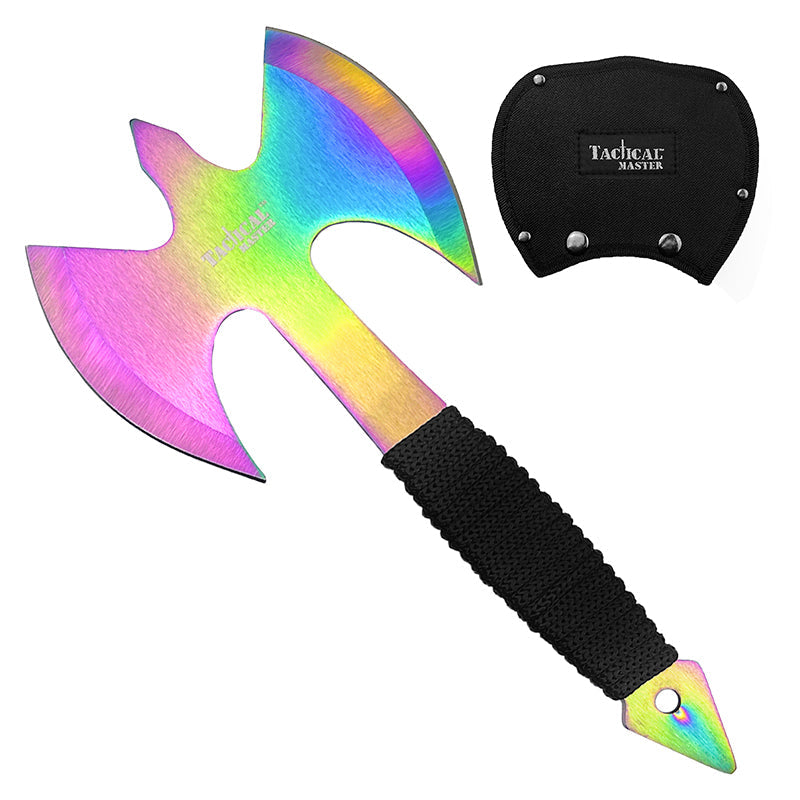 Tactical Master 10" Rainbow Throwing Axe