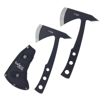 Tactical Master 2 Piece Axe Black Set