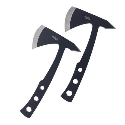 Tactical Master 2 Piece Axe Black Set