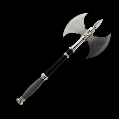 Wholesale Medieval Axes - Double Blade Medieval Axe With Plaque