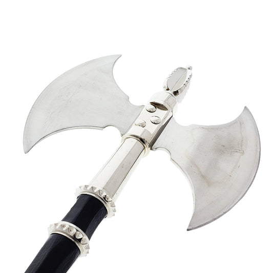 21 1/2" Double blade Axe With Plaque