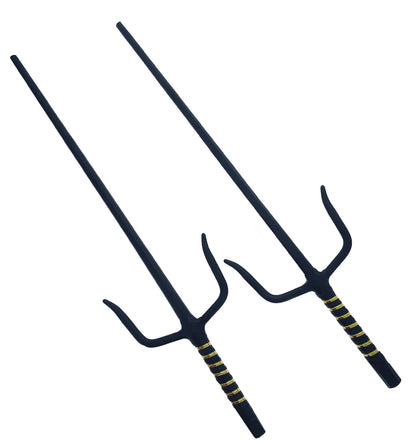 21" Black Sai with black/gold  plastic wrapped handle.
