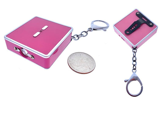 2x2x2 Mini Square key chain Pink stun gun