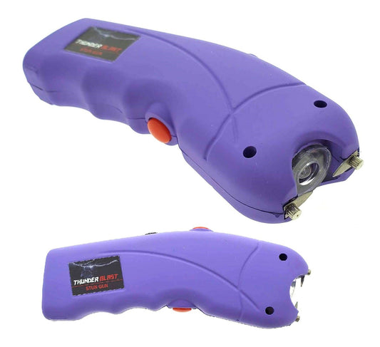 5" Purple Stun Gun w/ Flashlight