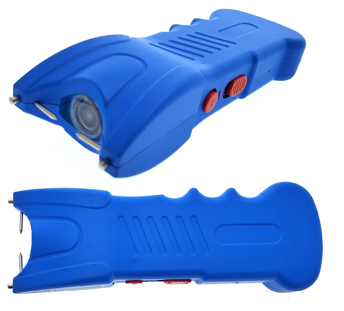 Blue Rechargeable Stun Gun w/ LED Flashlight