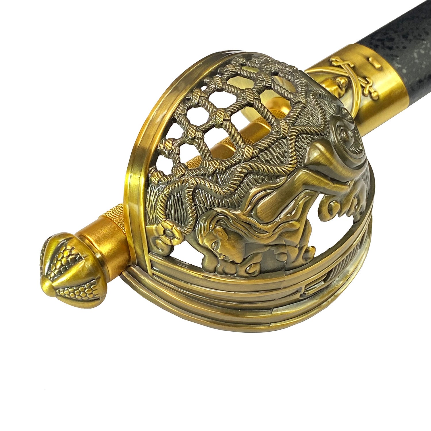 30" Pirate Sword-Mermaid hand guard