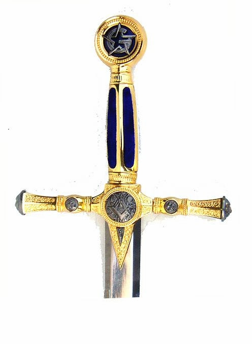 45 1/4" Blue Masonic Sword