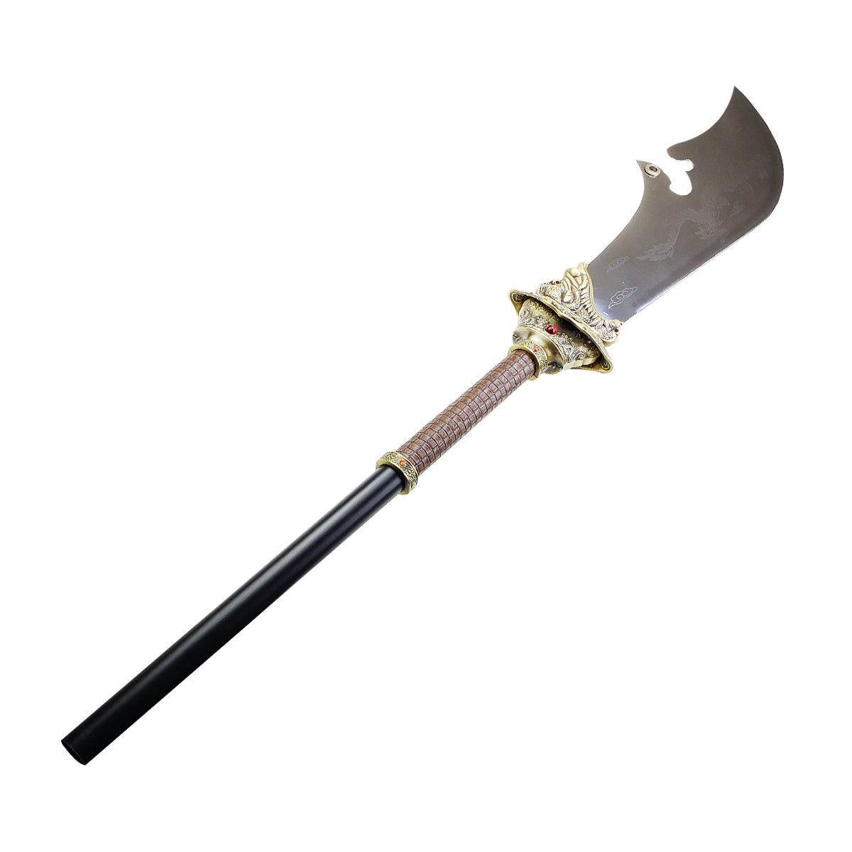 78" Guan Dao w/ hand forged blade and brass parts