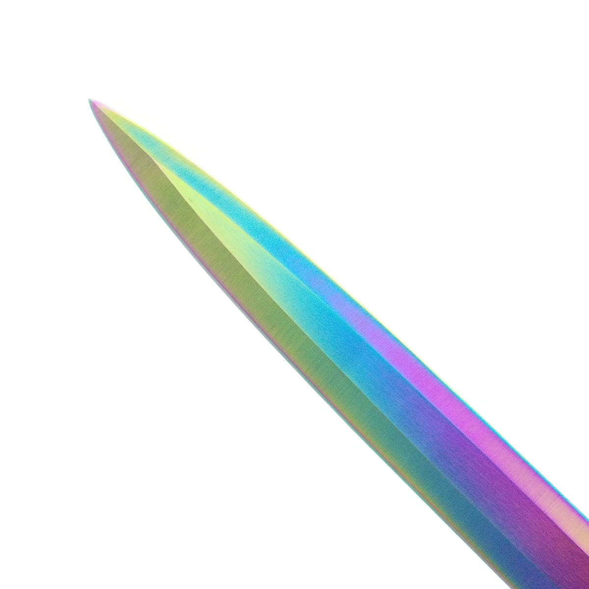 Tactical Master 27" Rainbow Machete with 2 pcs 6" throwing knife