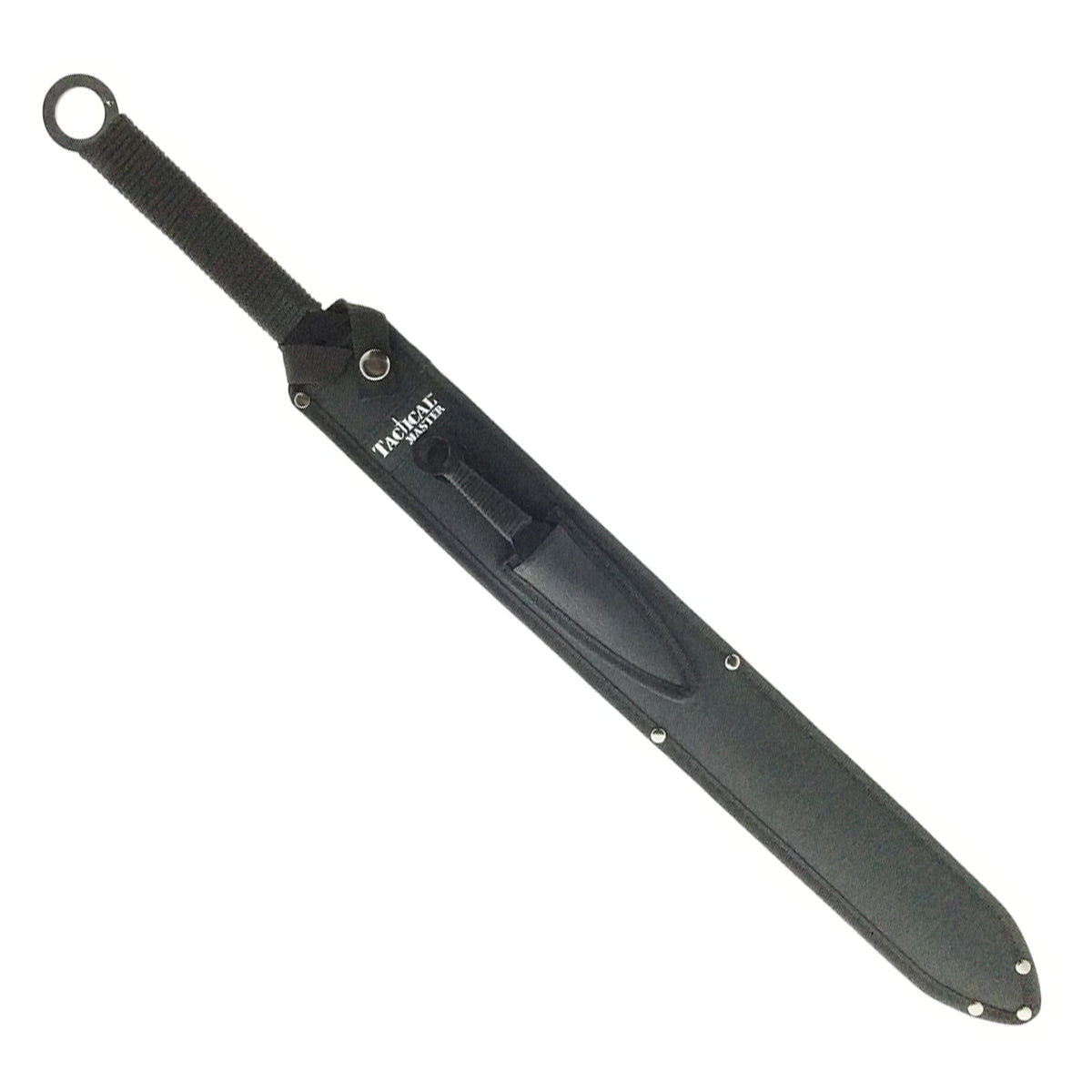 27" Machete with 2 pcs 6" throwing knife, TACTICAL MASTER