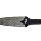 Tactical Master 27" Black Machete Tanto Blade with 2 pcs 6" throwing knife