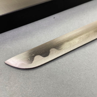 40" Double Sword with Leather Back Frog