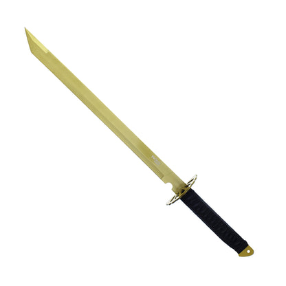26" Twin Tactical Machete Set Gold