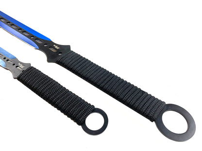 2 Blue Machetes 28"&18"