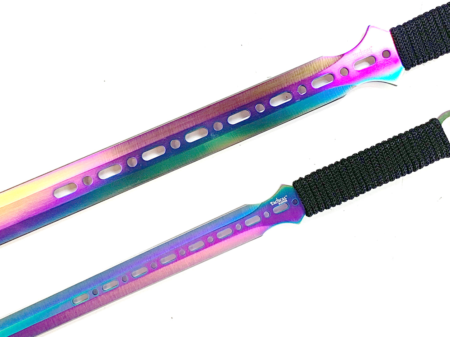 Tactical Master 28" & 18" Rainbow Machete Set