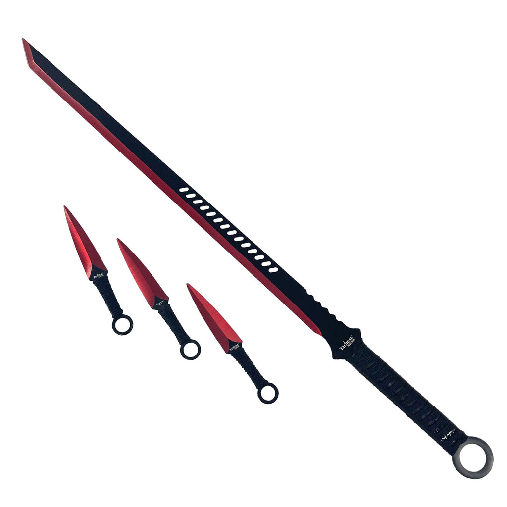 Tactical Master 28" Special Force Red Machete w/Sheath