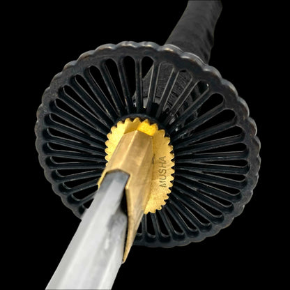 Wholesale Burgundy Samurai Swords - 3 PCS Musha Samurai Sword Set