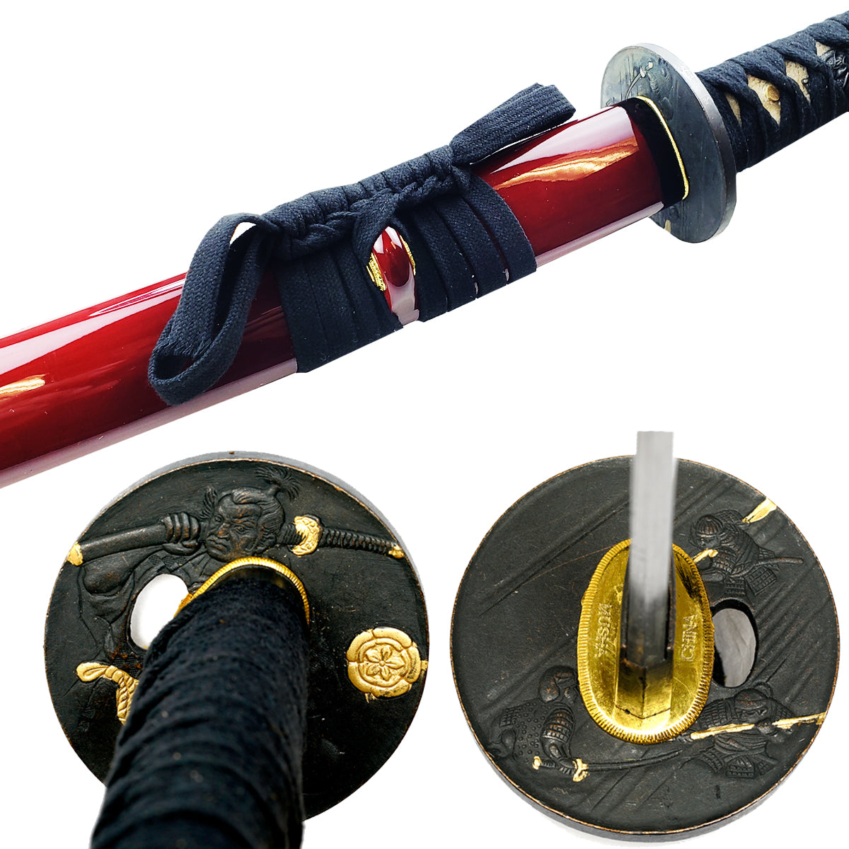 41" Forged Samurai Sword, MUSHA