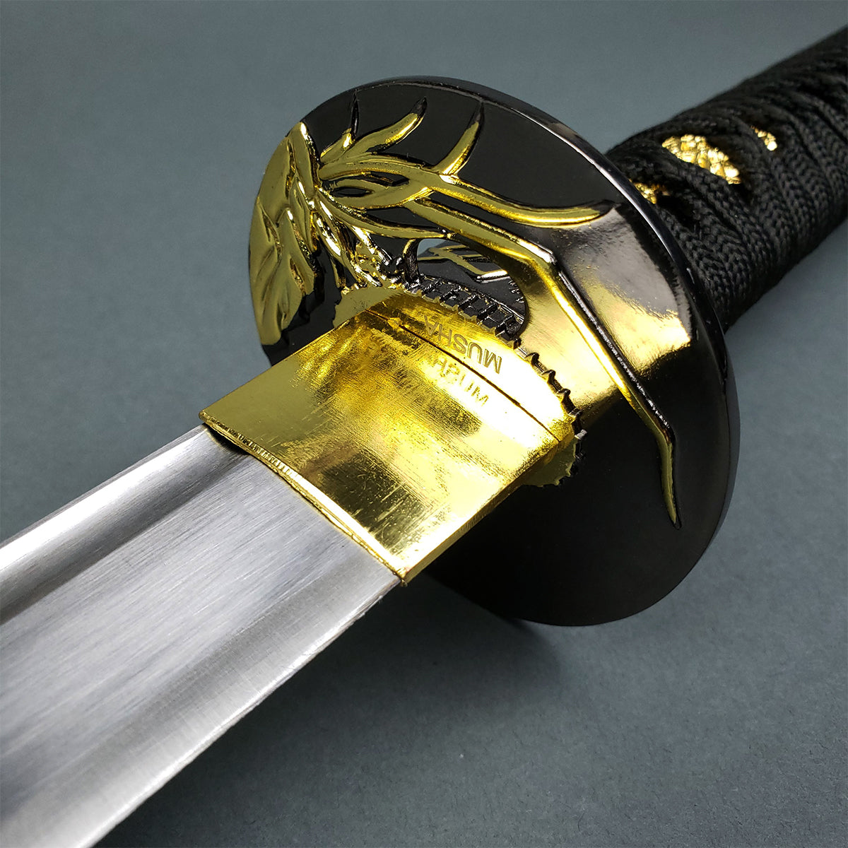 Musha Higanbana Katana w/ Tsuka Dagger (Black)