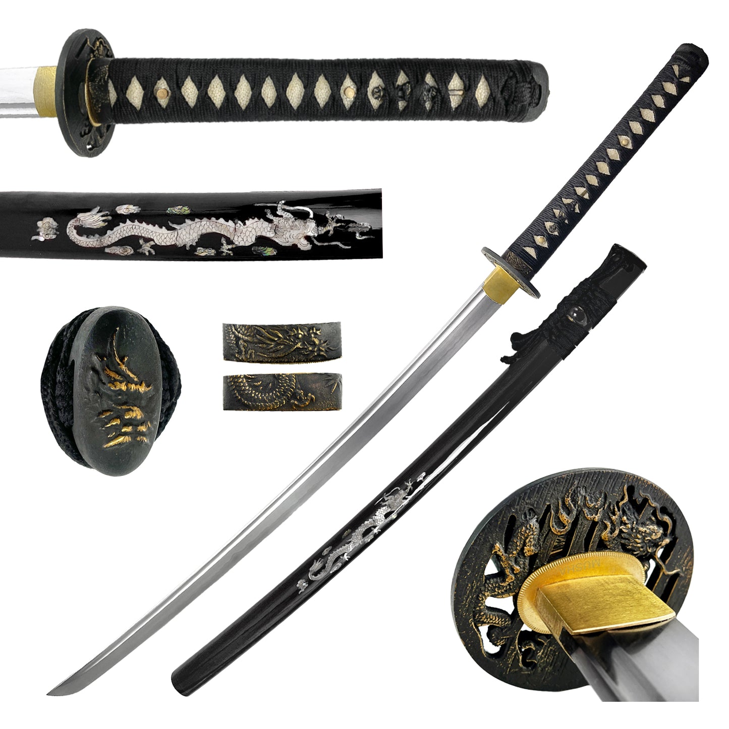 MUSHA “BLACK PEARL DRAGON” KATANA.