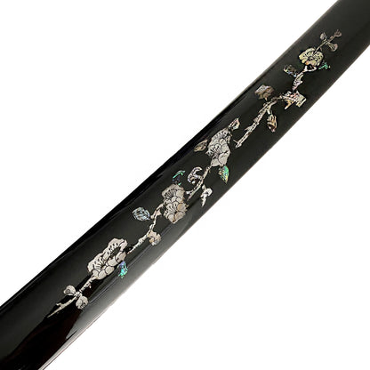 MUSHA BLACK "BAMBOO & PLUM FLOWER" KATANA