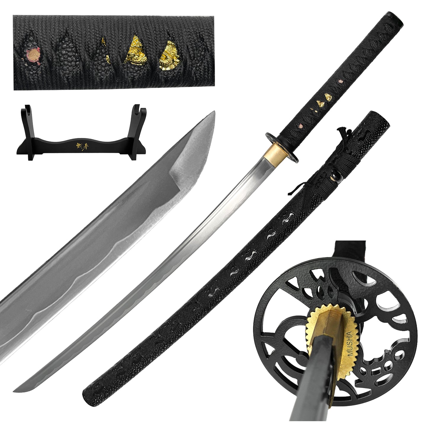 Musha 41" Hand Forged Samurai Sword Kotodu series - Orchid