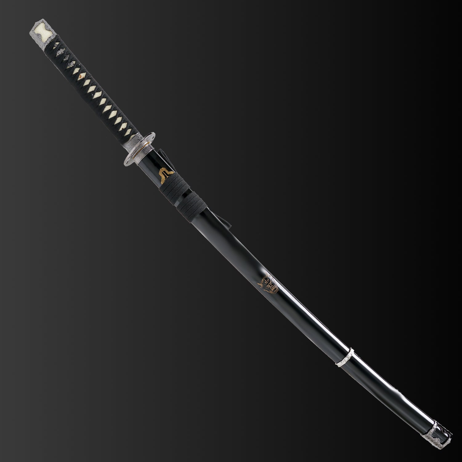 Musha Samurai Sword Set -  Black 3pcs Set