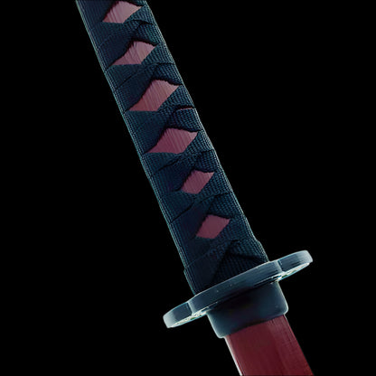 40" Red Wooden Samurai Sword (Bokken)