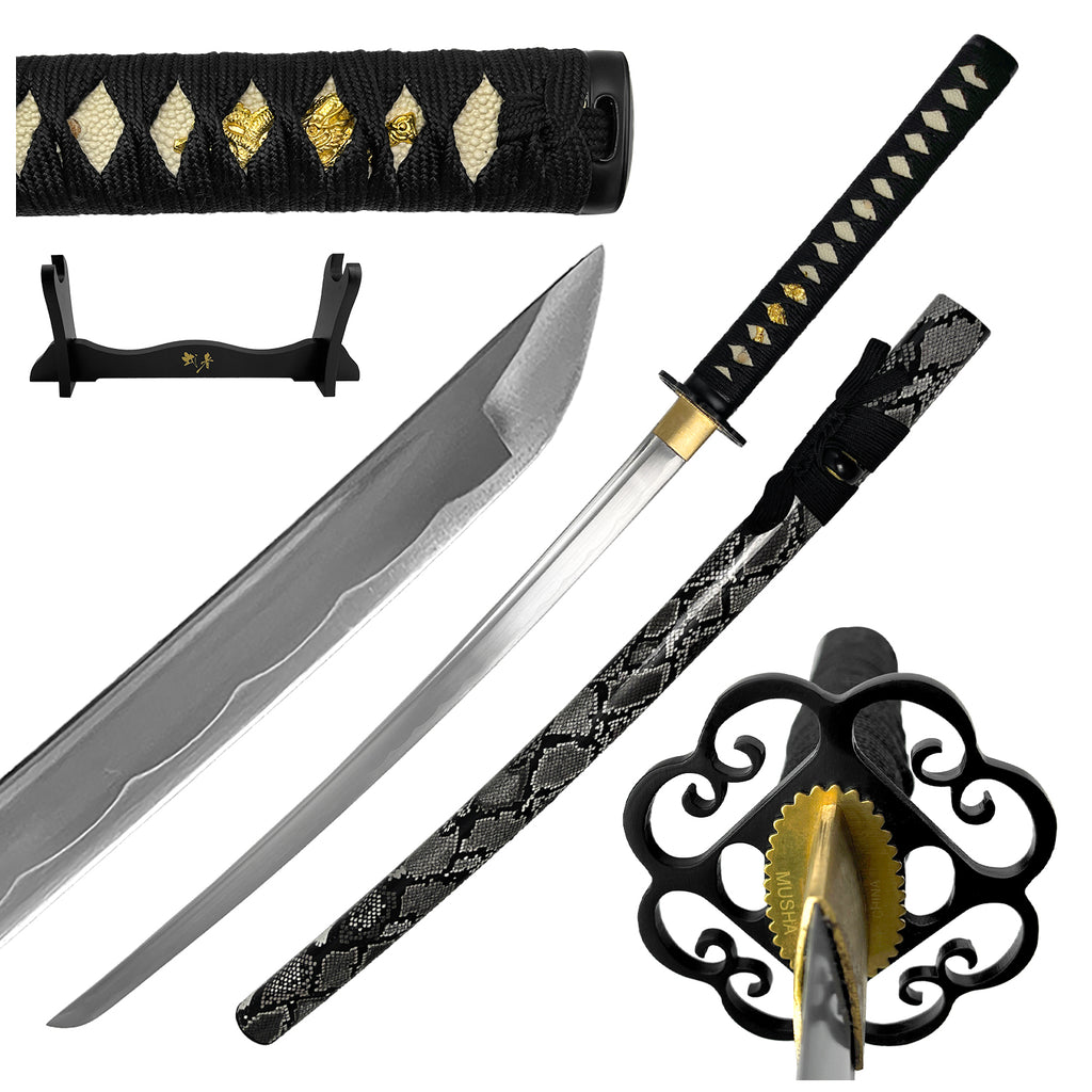 Wholesale Musha Samurai Swords: Black Orchid Katana for Resellers