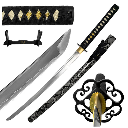 Wholesale Musha Samurai Swords: Black Orchid Katana for Resellers