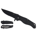 Falcon Spring Assisted Knife with Black Blade and Ergonomic Handle for Easy One-Handed Opening