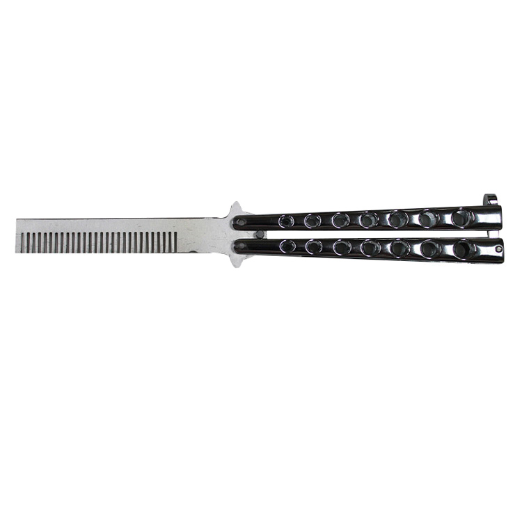 8.75" Black Training Butterfly Comb