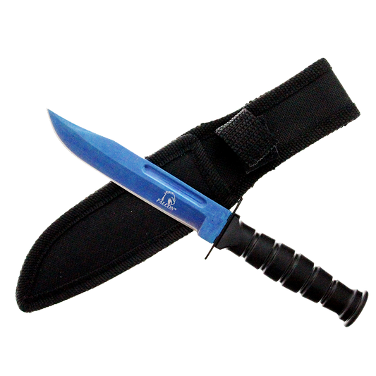 Falcon 7.5" Tactical Knives W/ Blue Coating Blade