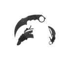 Falcon 7 1/2-Inch Black Necklace Knife (Karambit) | KC1308BK