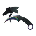 Falcon 7 1/2-Inch Rainbow Necklace Knife (Karambit) | KC1308RB