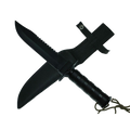 Outlander 9" Black Blade Hunting Knife