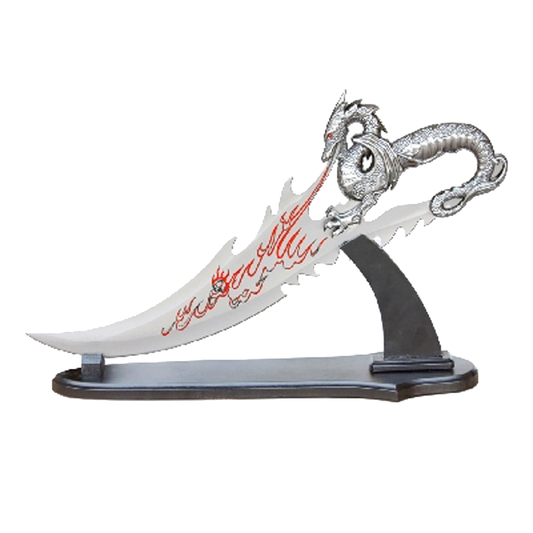 21" Dragon dagger with stand