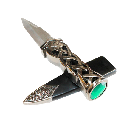 9" Green Scottish Dirk Dagger