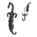 4" Dragon letter opener with gift box